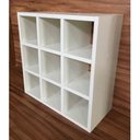 Ver imagem 2 de Nicho Para Toalhas 9 Lugares Mdf 15mm Brancotx 45x45x20cm