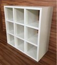 Ver mais imagens de Nicho Para Toalhas 9 Lugares Mdf 15mm Brancotx 45x45x20cm