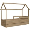 Ver imagem 1 de Cama Infantil Casinha com Auxiliar Infix C06 Aveiro - Mpozenato