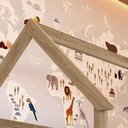 Ver imagem 7 de Cama Infantil Casinha com Auxiliar Infix C06 Aveiro - Mpozenato