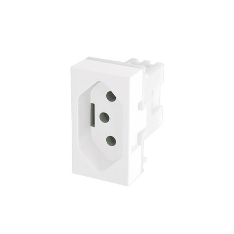 Módulo Tomada Fame Modulare / Evidence / Blanc+ 20a Branco