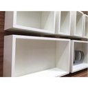 Ver imagem 2 de Nicho 6 Peças Para Quartos Com Fundo Mdf 15mm Brancotx