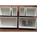 Ver imagem 4 de Nicho 6 Peças Para Quartos Com Fundo Mdf 15mm Brancotx