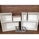 Ver imagem 6 de Nicho 6 Peças Para Quartos Com Fundo Mdf 15mm Brancotx