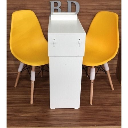 Kit Manicure De Mesa + 2 Cadeiras Charles Eames Eiffel - 4