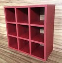 Ver imagem 6 de Nicho Para Toalhas Mdf 15mm Vermelho Marsala 45x45x20cm