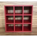Ver imagem 7 de Nicho Para Toalhas Mdf 15mm Vermelho Marsala 45x45x20cm