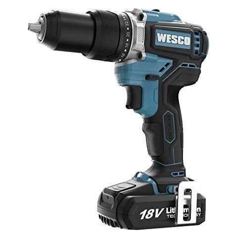 Parafusadeira Wesco de Impacto 18V Brushless C/Bateria e Carregador