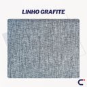 Ver imagem 5 de Conjunto de Mesa de Jantar Tampo de Vidro Off White Agata e 4 Cadeiras Paola Madeira Linho Grafite e