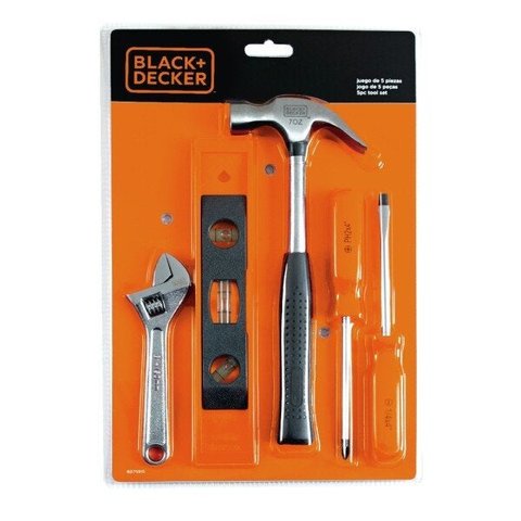 Kit de Ferramentas Black Decker C/5Pcs