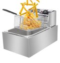 Ver imagem 2 de Fritadeira Elétrica 1 Cuba Aço Inox 5 Litros 110v 1800W