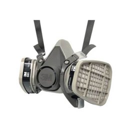 Respirador Reutilizável 3M para Pintura. Máscara 6200 + cartucho 6001 + filtros P2 5N11 - 2 Respirador Reutilizável 3M para Pintura. Máscara 6200 + cartucho 6001 + filtros P2 5N11 - 2