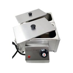 Derretedeira Chocolate Multiuso Inox 2 Cubas 5Kg 1000W 220V - 2