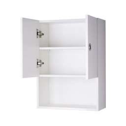 Armário para Banheiro Miami 66 x 48cm Branco - 1 Armário para Banheiro Miami 66 x 48cm Branco - 1