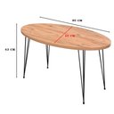 Ver imagem 3 de Conjunto de Mesa de Centro 4 Peças - Madeira