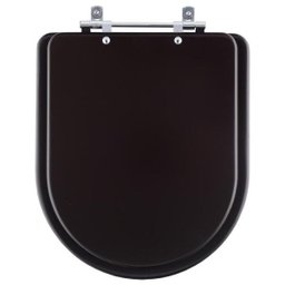 Assento Sanitário Carrara Marrom Fosco para vaso Deca - 1