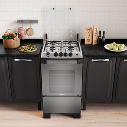 Fogão 4 Bocas a Gás Itatiaia New Dream Prata Bivolt - 6 Fogão 4 Bocas a Gás Itatiaia New Dream Prata Bivolt - 6