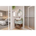 Ver imagem 1 de Conjunto Banheiro c/Espelho Duna/Lua 60cm Pistache MGM
