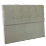 Cabeceira Casal Luiza Cama Box 140cm Capitonê Suede Remi Móveis - Bege - 1
