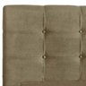 Cabeceira Casal Luiza Cama Box 160cm Capitonê Suede Remi Móveis - Marrom Taupe - 2