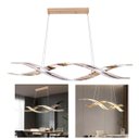 Ver imagem 1 de Lustre Luminaria Pendente DNA Molecular 76W Led Espiral Moderno Decoraçao Teto Sala Restaurante Rece