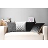 Conjunto de 4 Almofadas Decorativas Preto Degradê:45 X 45 cm - 1