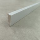 Ver imagem 2 de Rodape Poliestireno Slim Liso 03cm Branco 2m