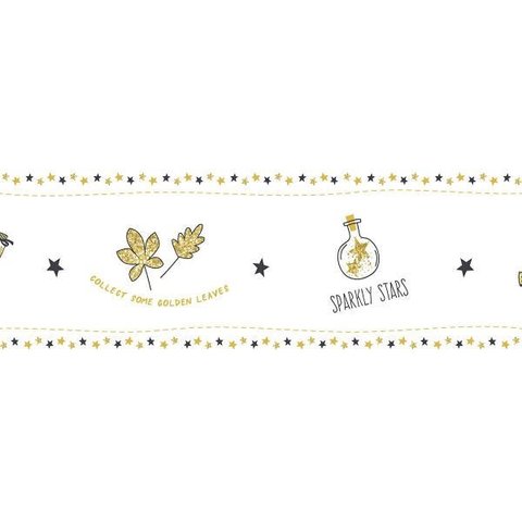 Faixa de Parede Sambori Sparkly 140-1 - Tam. 0,12m x 5m