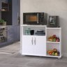 Fruteira Balcão 2 Portas Cozinha Base Micro-ondas Multiuso - 2