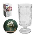 Ver imagem 2 de Vaso Redondo de Vidro Transparente 1,1 Litros 23x11,5cm – Sofisticação e Amplo Espaço para Seus Arra