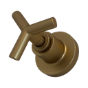 Ver imagem 4 de Kit 2 Acabamento Registro Dourado Fosco Banheiro Padrão Deca 3/4 C55