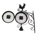 Ver imagem 4 de Relógio Estação Dupla Face Retrô Decoração Galo Preto