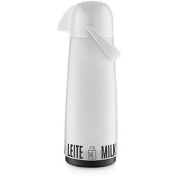 Garrafa Térmica Pressão Expressar 1.8L Leite Branca - 1