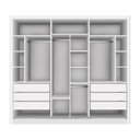 Ver mais imagens de Guarda Roupa Casal Europa com 3 Espelho 3 Portas Minastex Branco