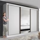 Ver imagem 7 de Guarda Roupa Casal Europa com 3 Espelho 3 Portas Minastex Branco