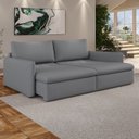 Ver imagem 1 de Sofá Cama Retrátil 180cm 02 Lugares Resplendor