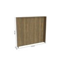 Ver imagem 2 de Painel Cabeceira 175cm Linha Modulado Adapt N546 Kappesberg - Nogueira