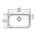 Ver imagem 2 de Cuba de Embutir N.2 Docol Invicta 56x34x18cm Acetinado