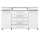 Ver imagem 2 de Cômoda 2 Portas 7 Gavetas Paris Espresso Móveis