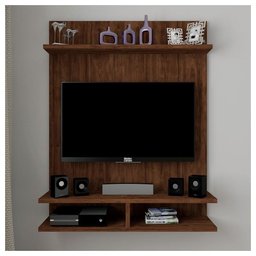 Painel para Tv até 42 com Prateleiras Açores Havana Caemmun - 5
