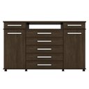 Ver imagem 2 de Cômoda 2 Portas 7 Gavetas Paris Espresso Móveis