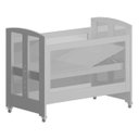 Ver imagem 1 de Berço Mini Cama Crystal Divicar Móveis