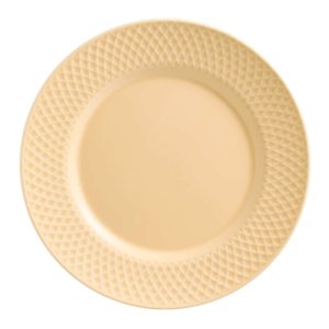 Conjunto com 6 Pratos Raso Nude Acetinado Ø29cm Alleanza Cerâmica