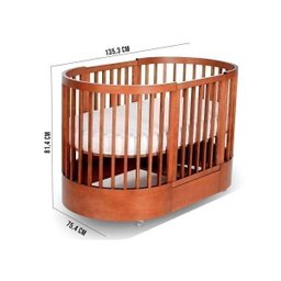 Berço Evolutivo Redondo Mini Cama 3 em 1 Encanto - 3