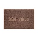 Ver imagem 1 de Capacho de Porta Pvc Antiderrapante 60x40cm - Bv Marrom