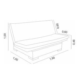 Sofá Cama Baú Reclinável em Suede Vermelho - 5