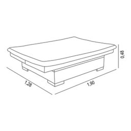 Sofá Cama Baú Reclinável em Suede Vermelho - 4