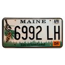 Ver imagem 1 de Placa de Carro Decor em Madeira State Route - Maine