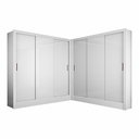 Ver imagem 3 de Closet Casal Duplo Dubai 6 Portas 6 Gavetas Branco