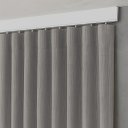 Ver imagem 3 de Cortina Gaze de Linho Flamê Basic 3,00x2,70m para Trilho Suíço Sala e Quarto:Cinza